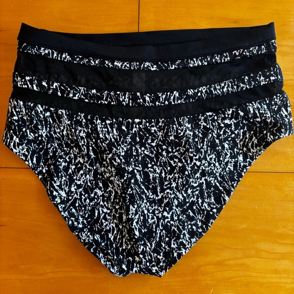Lululemon 6 title flow full bottom black white bathing suit bikini bottom - Picture 9 of 10